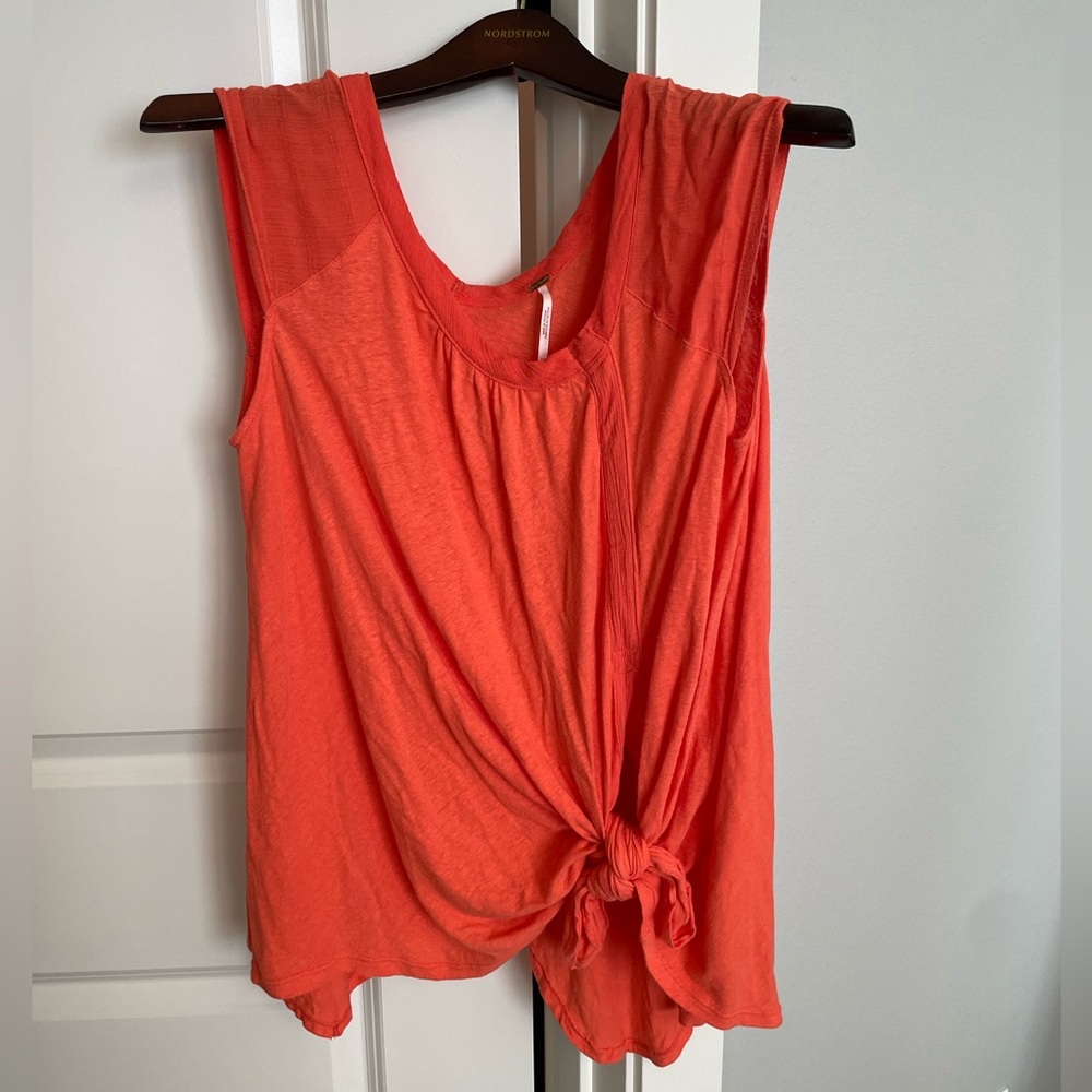 Free People size Xsmall orange top